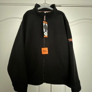 Orvis Men's Black Zip-Up Sweater